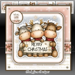 Christmas Cows Mini Kit
