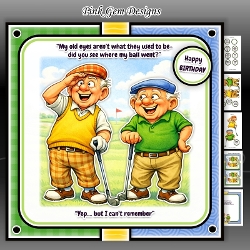 Golf Buddies Mini Kit Birthday/Fathers Day