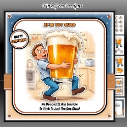 One Glass Male Mini Kit Birthday/Fathers Day