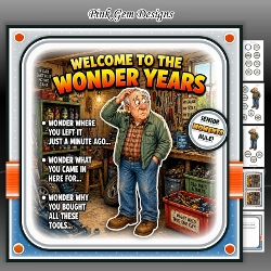 The Wonder Years (Shed) Mini Kit Birthday/Fathers Day