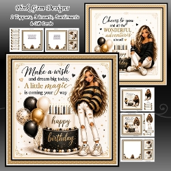 cup1442504_2053 - Birthday Cake Celebrations Mini Kit