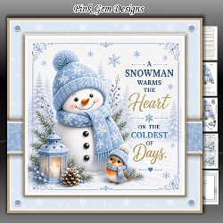 A Snowman Warms The Heart Mini Kit