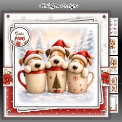 Christmas Puppy Mugs Mini Kit