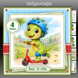 cup1461408_2053 - Dinosaur Scooter Mini Kit With Ages 2 to 8 Yrs