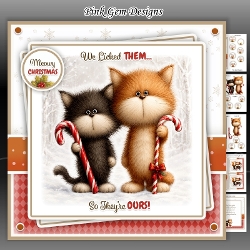 Candy Cane Kitties Mini Kit