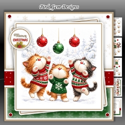 cup1470927_2053 - Cheeky Christmas Kittens Mini Kit