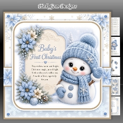 Baby Boy Snowman Mini Kit