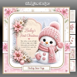 Baby Girl Snowman Mini Kit