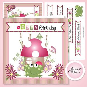 Hoppy Bithday/new Home Card