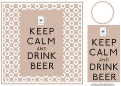 Keep Calm and Drink Beer