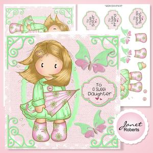 Windswept Chloe Birthday Card