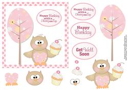 Happy Birthday with a Cherry on Top Card Topper