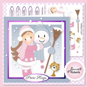 Snow Hugs Card Topper