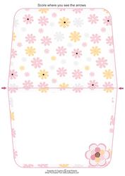 Insert for Bunny Handbag Card Pink