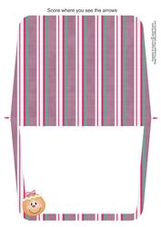 Gingerbread Handbag Striped Insert