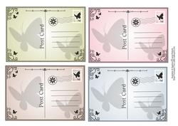 Butterfly Postcards