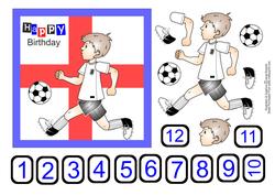 England Football/world Cup Card Topper