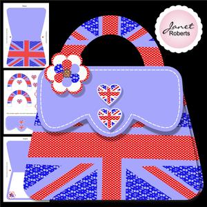 Union Jack Handbag Mini Kit