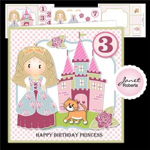 Princess Chloe Birthday Topper Mini Kit