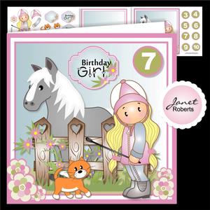 Horse Riding Chloe Topper Mini Kit