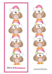 Owl Tower Christmas Topper Large Dl