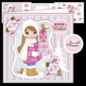 Angelica with Gifts Christmas Topper Mini Kit