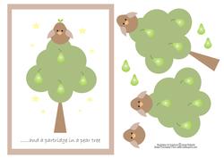 A Partridge in a Pear Tree Christmas Topper
