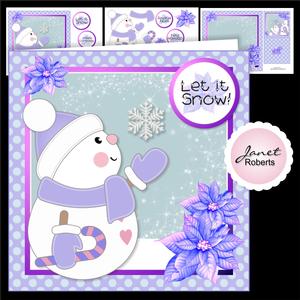 Let It Snow Snowman Topper Mini Kit