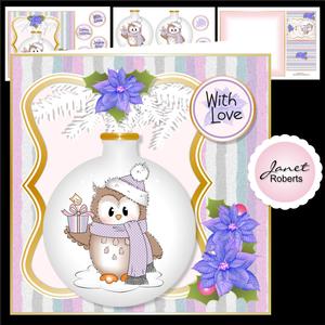 Ozzie with Gift Bauble Christmas Topper Mini Kit