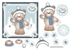 Barclay with Envelope Christmas Topper