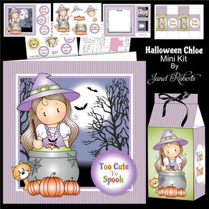 Halloween Chloe Min Kit Topper and Treat Box