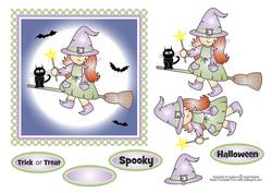 Little Witch Halloween Topper