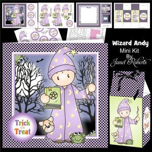 Wizard Andy Topper & Treat Box Mini Kit