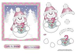 Snowman Soup Topper