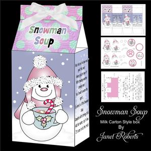 Snowman Soup Box Mini Kit