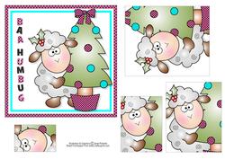 Baa Humbug Christmas Topper