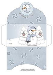Chilly with Robins Christmas Money Wallet