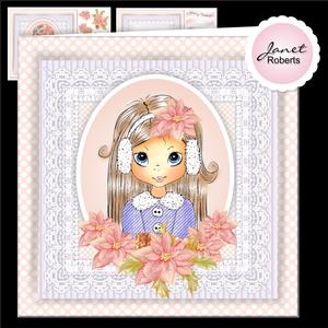 Poppy with Poinsettias Topper Mini Kit