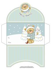 Barclay and Snowman Christmas Money Wallet
