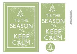 Tis the Season to Keep Calm Topper