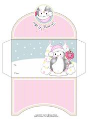 Santa Stop Here Penguin Money Wallet