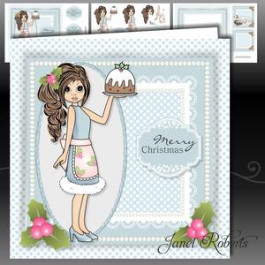 Christmas Pudding Emma Topper Mini Kit