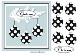 Christmas Decorations Spotty Baubles
