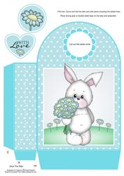 Bunny with Flowers Gift Bag