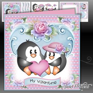 Valentine Penguins Mini Kit
