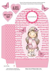Chloe in Hat Large Gift Bag