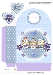 Mum Owls Large Gift Bag