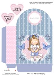 Chloe with Lambs Large Gift Bag