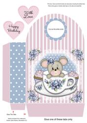 Teacup Mouse Large Gift Bag