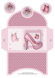Pink Shoes Money Wallet